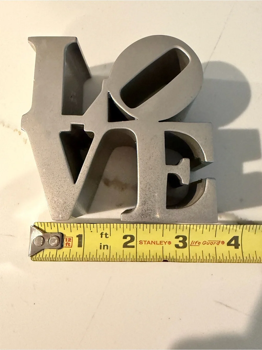 LOVE Metal Decorative Sculpture - Picture 2 of 4